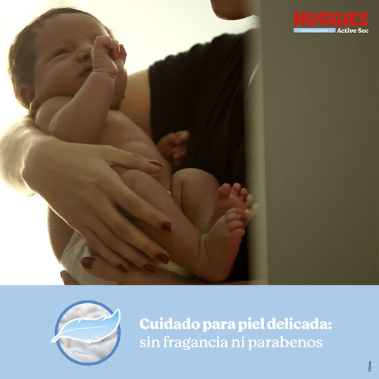 Pañales Huggies Active Sec Etapa 0/RN, 25 uds